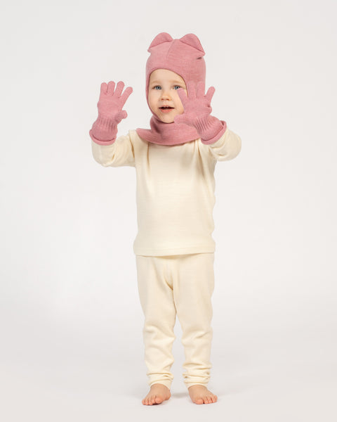 Kids' Knit Merino Gloves