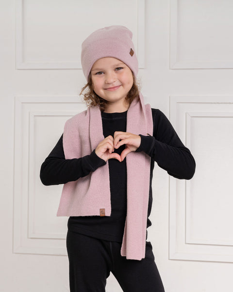 Kids' Knit Beanie & Scarf 2-Piece Set