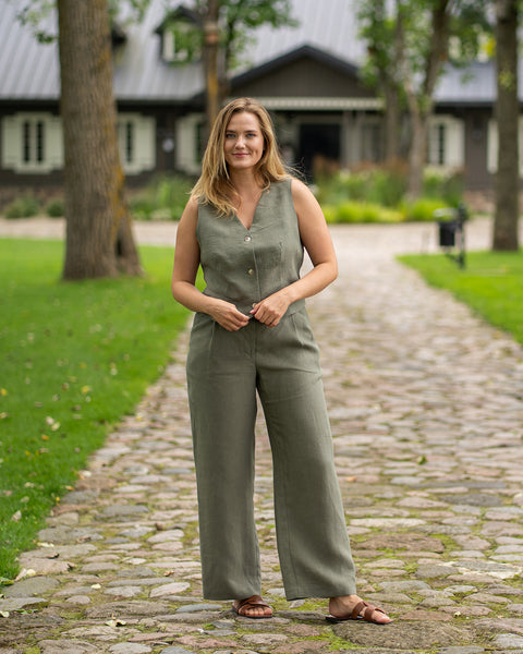 Linen Vest Ava