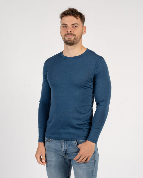 Men's 160 Thermal Long Sleeve Crew Denim