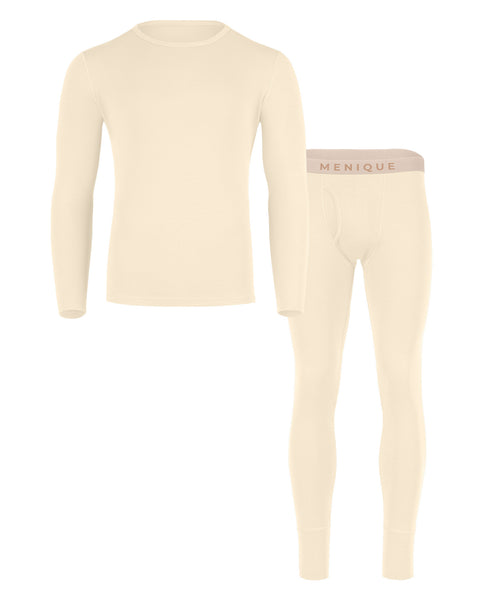 Men's 250 Long Sleeve & Bottom 2-Piece Natural