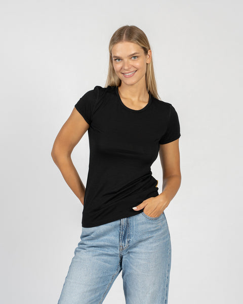 Women's 160 Merino T-Shirt Black