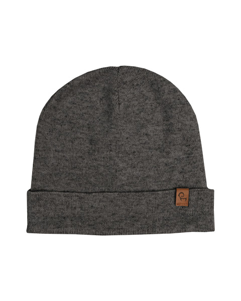 Men's Knit Beanie Merino & Cashmere Dark Gray