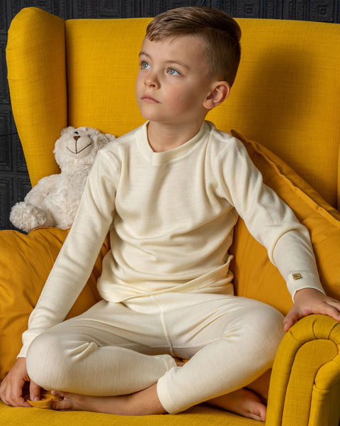 Kids' Pants 250 Merino Natural