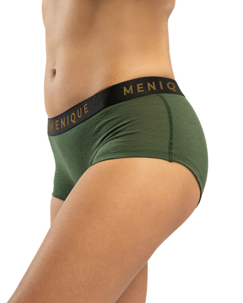 Women's Merino 160 Boxer Shorts Dark green