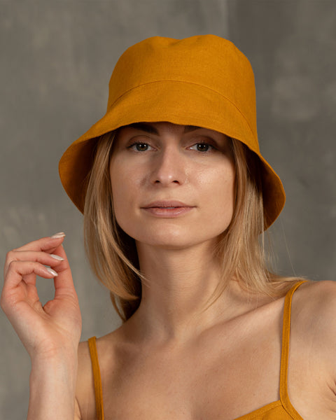 Linen Bucket Hat