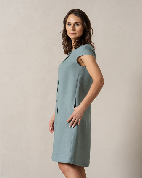 Button Down Dress Harper Mint Green
