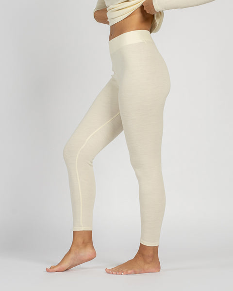 Women&#39;s 250 Long Sleeve &amp; Leggings 2-Piece Natural