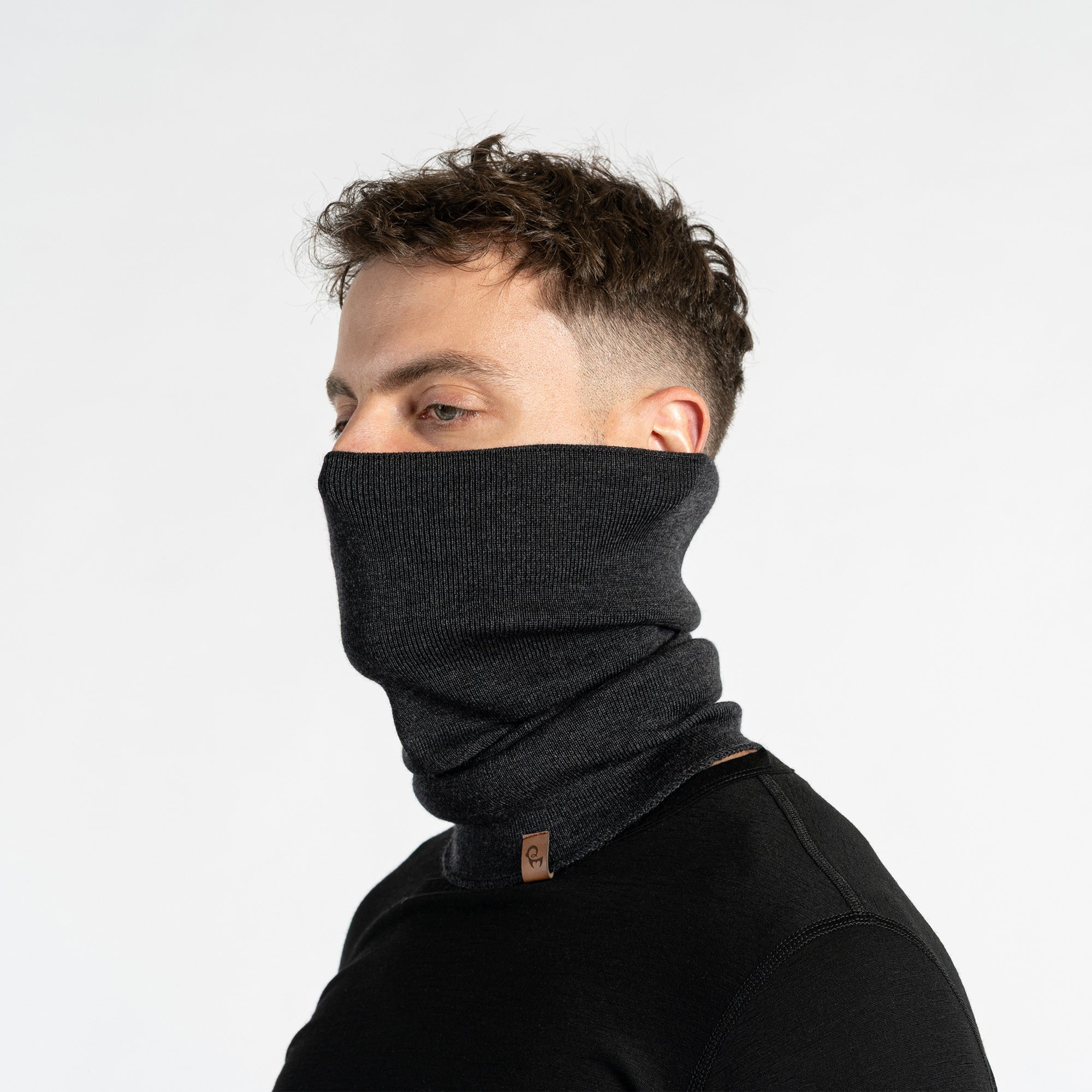 Knitted Merino Liner Neck Gaiter For Men