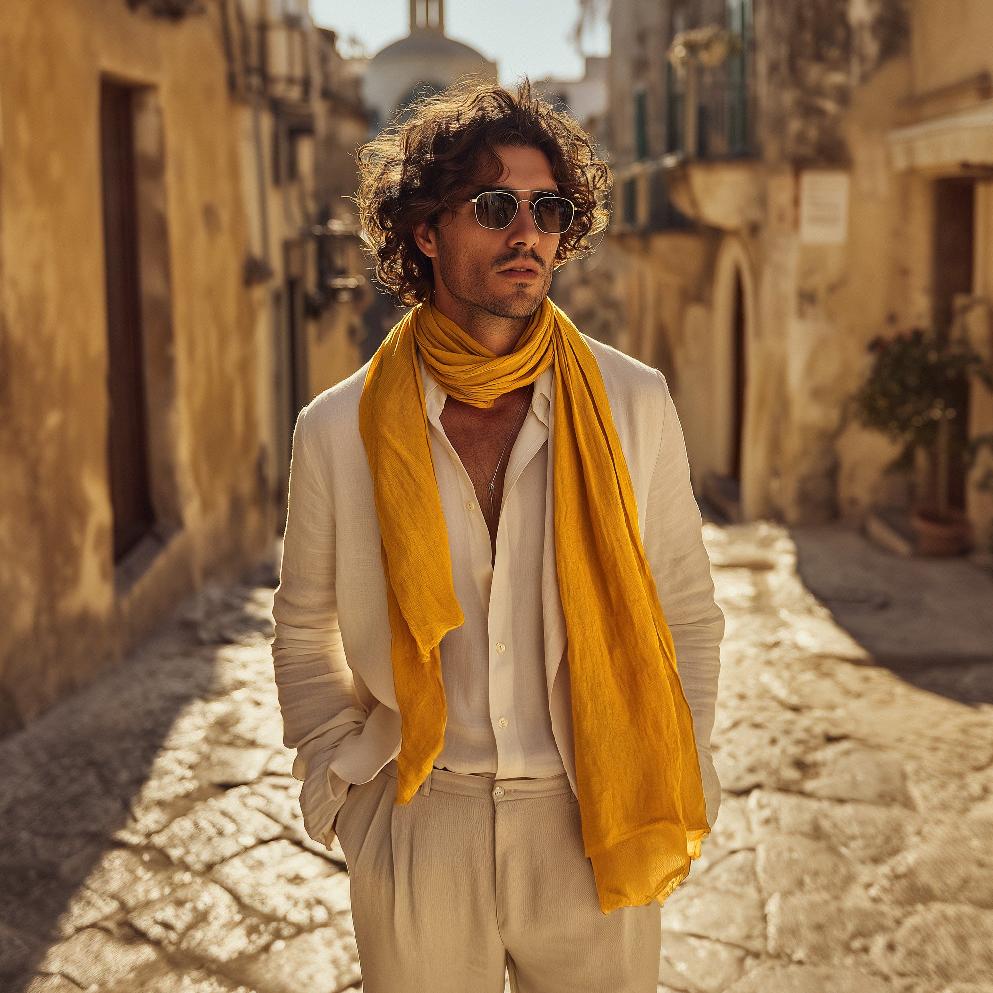 Linen Scarf for Men