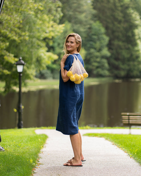 Loose Dress Joelle Storm Blue