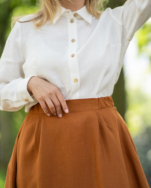 Linen Maxi Skirt Sophia