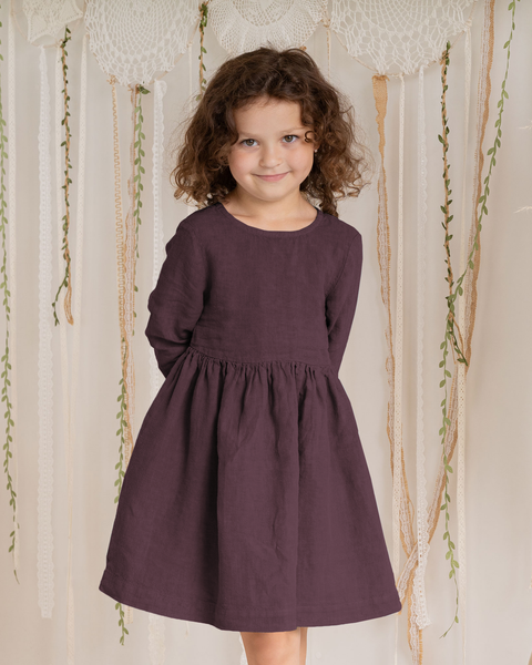 Girls&#39; Linen Dress Lucy