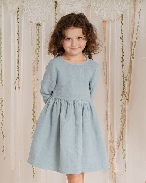 Girls&#39; Linen Dress Lucy