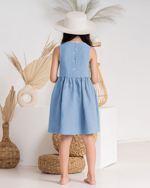 Girls&#39; Linen Dress Maya