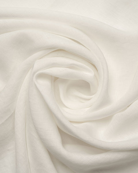 Linen T-Shirt Top &amp; Pants 2-Piece Pure White