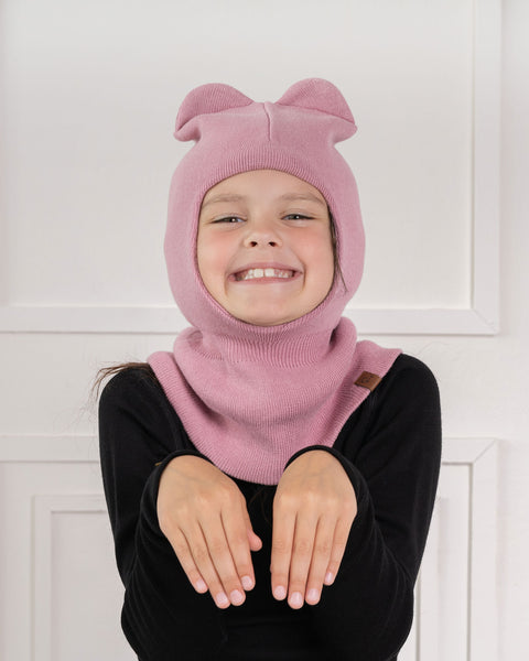 Kids&#39; Knit Balaclava Cotton