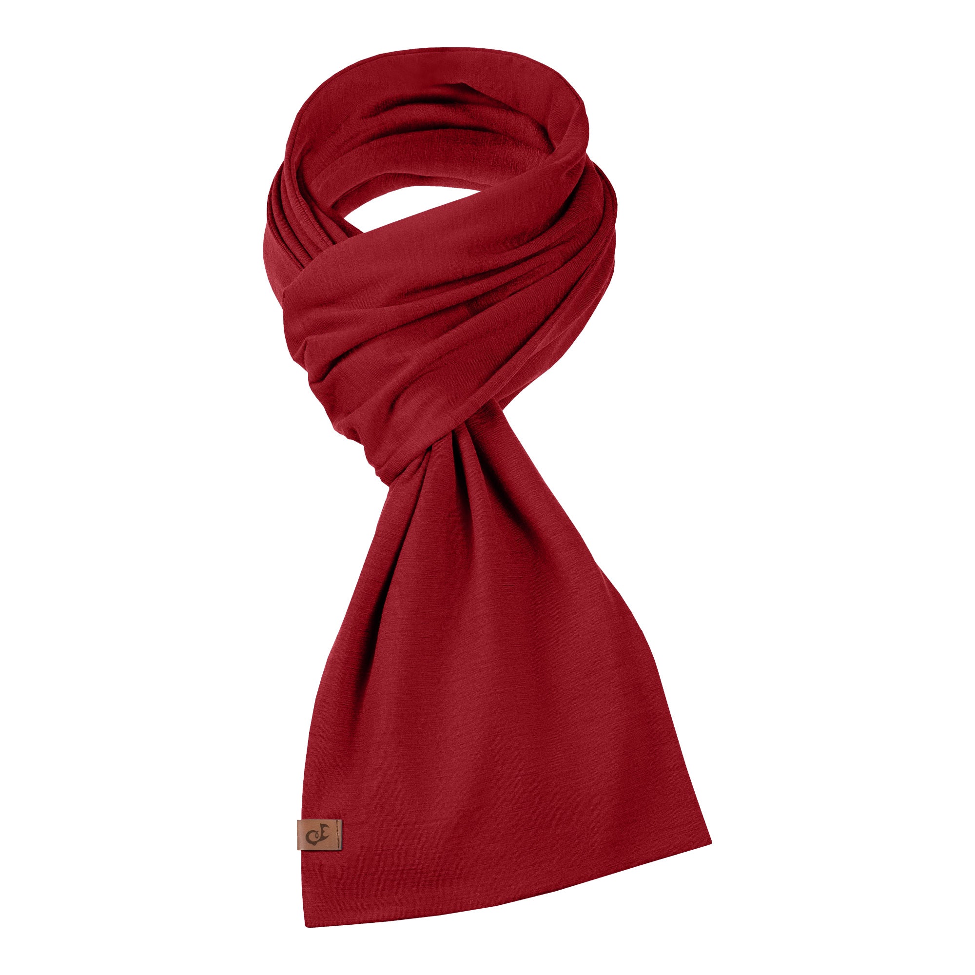 Women's Merino Scarf Royal Cherry