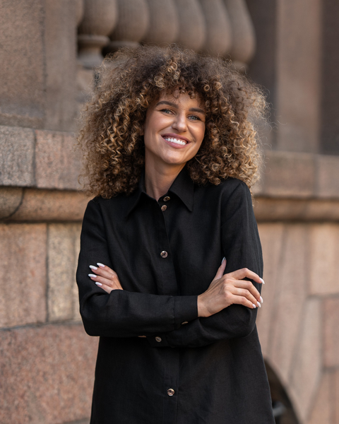 Women&#39;s Button-Up Blouse Rebeca