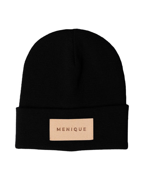 MENIQUE Logo Men&#39;s Beanie Knitted Merino