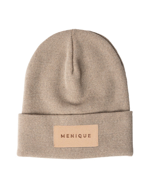MENIQUE Logo Men&#39;s Beanie Knitted Merino