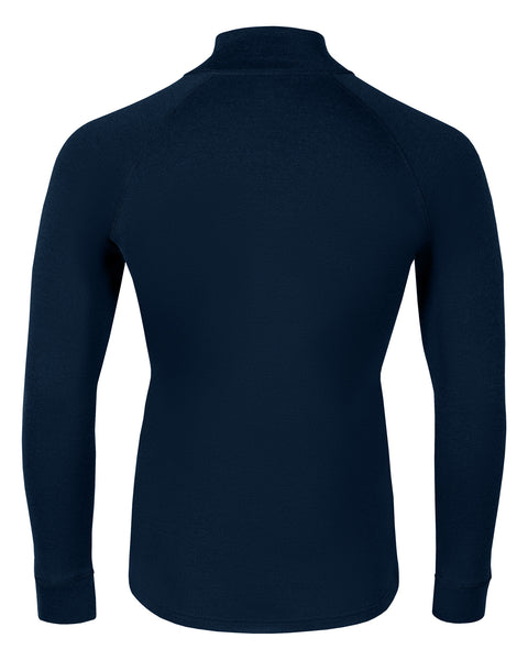 Men&#39;s 250 Zip Neck Dark Blue Back
