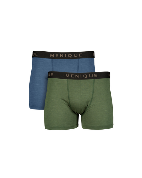 Men Merino Short Boxer Briefs 2-Pack XL