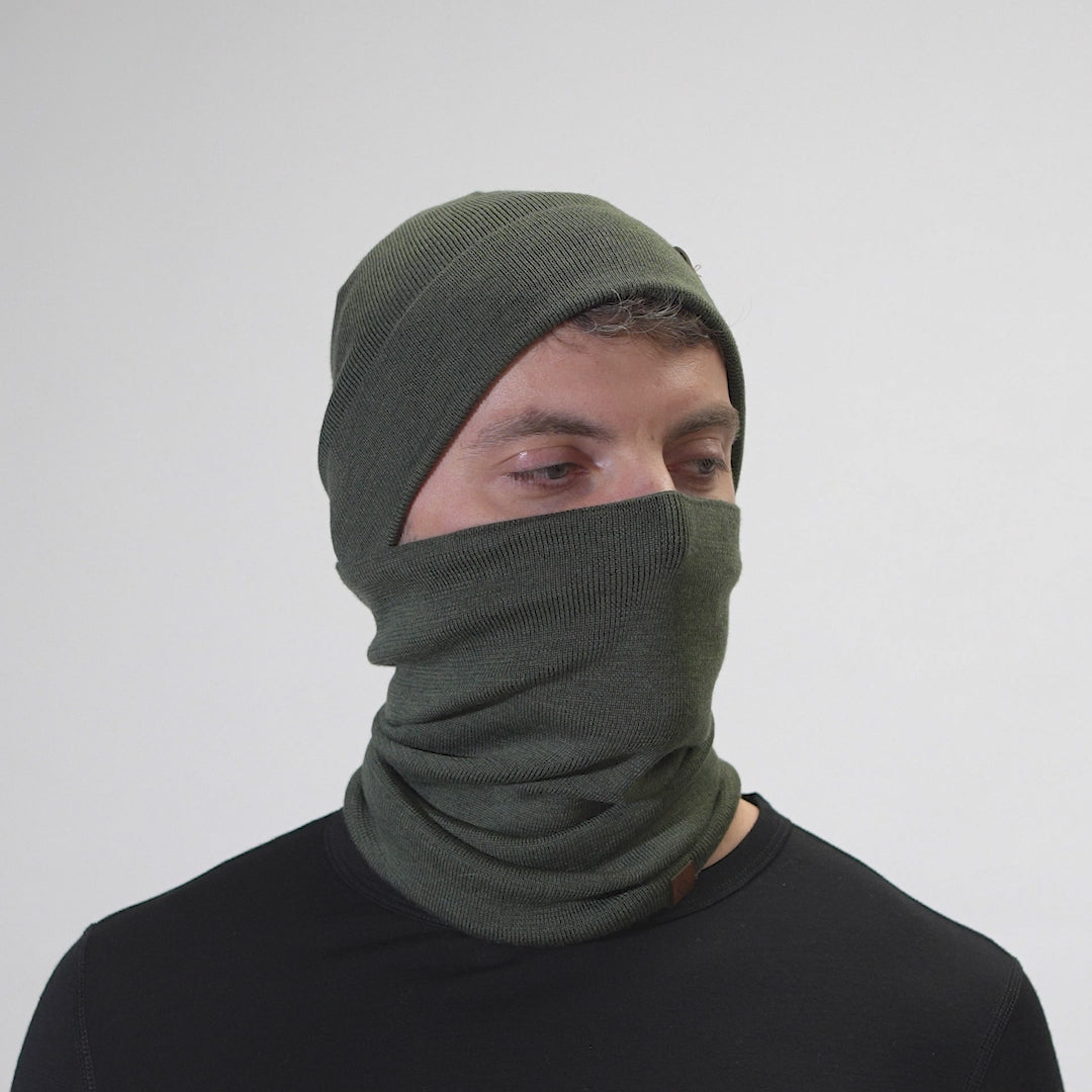Knitted Merino Liner Beanie For Men