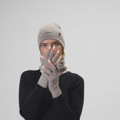 Women's Merino Wool Liner Gaiter & Beanie 2-Piece