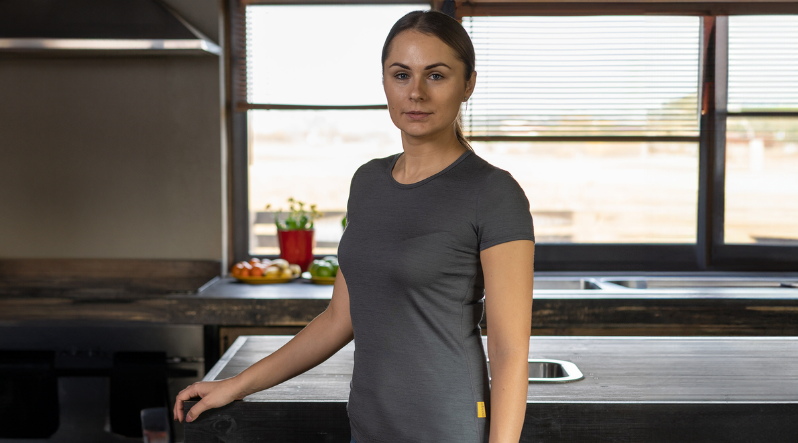 Women's Merino wool short sleeves