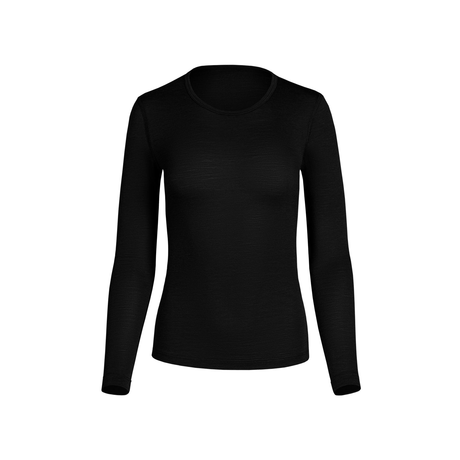 Women's 160 Thermal Long Sleeve Crew Black