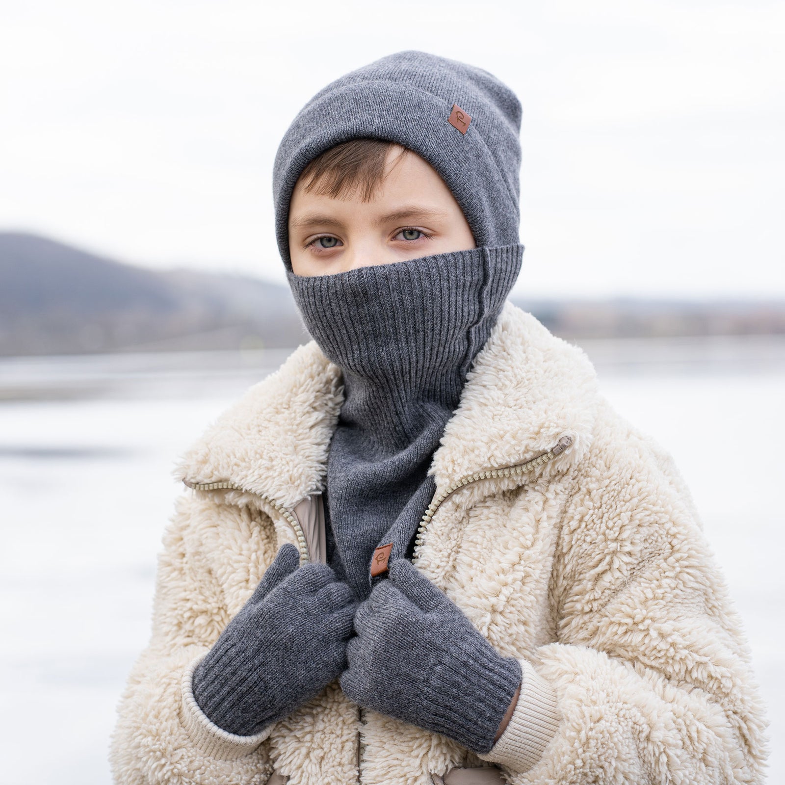 Kids' Dickie Neck Warmer Knitted Merino & Cashmere