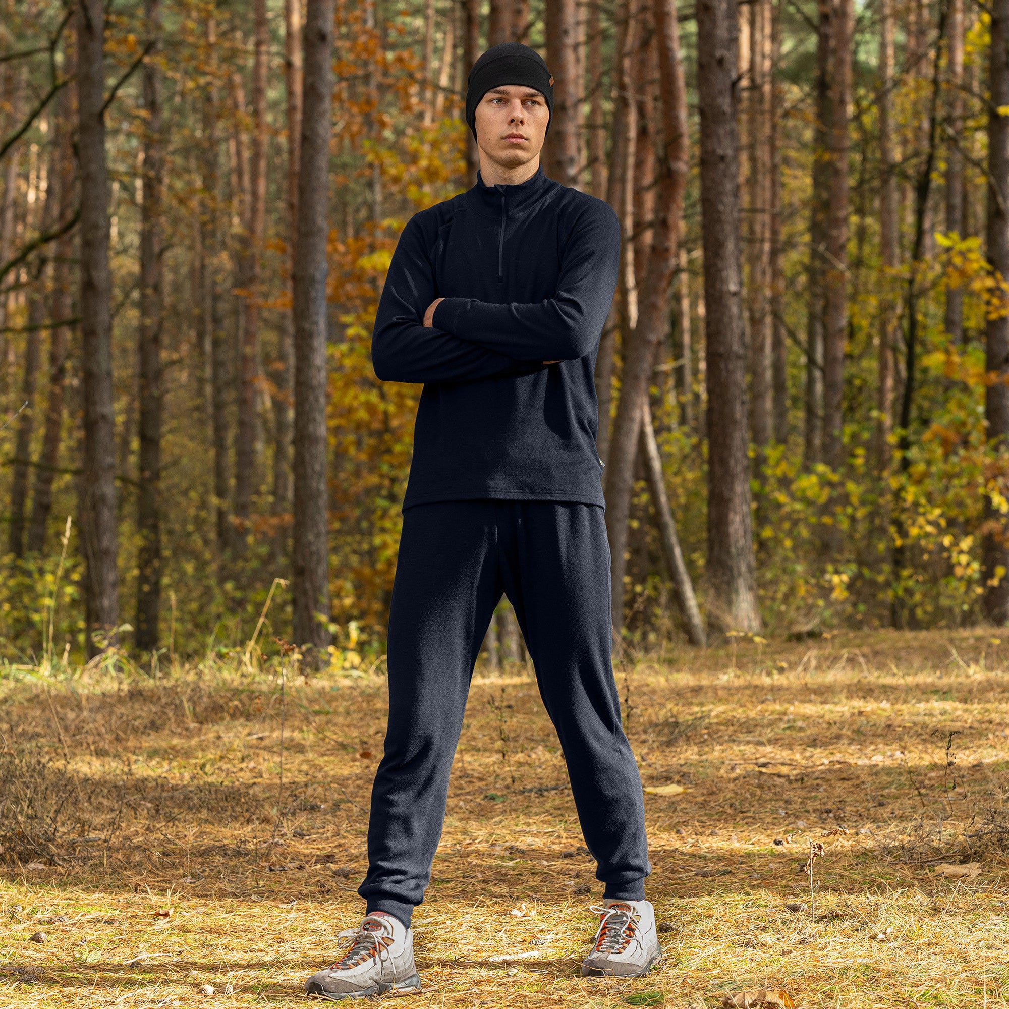 Men's Jogger sweatpants 250gsm Dark blue