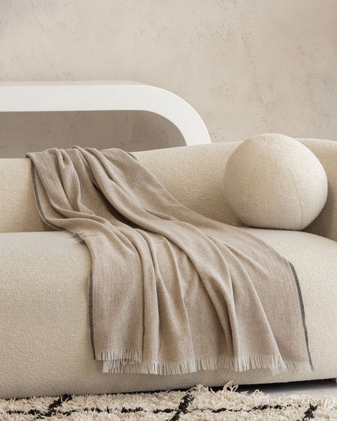 Cashmere &amp; Merino Wool Blanket Porto