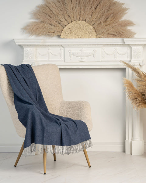 Cashmere &amp; Merino Wool Blanket Tallinn